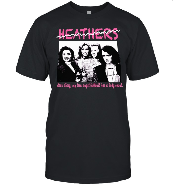 Heathers Dear Diary My Teen Angst Bullshit Has a Body Count Unisex T-Shirt