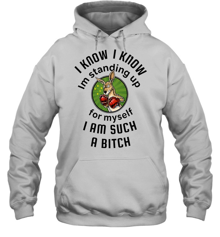I Know I Know I Am Standing Up for Myself I Am Such a Bitch Hoodie