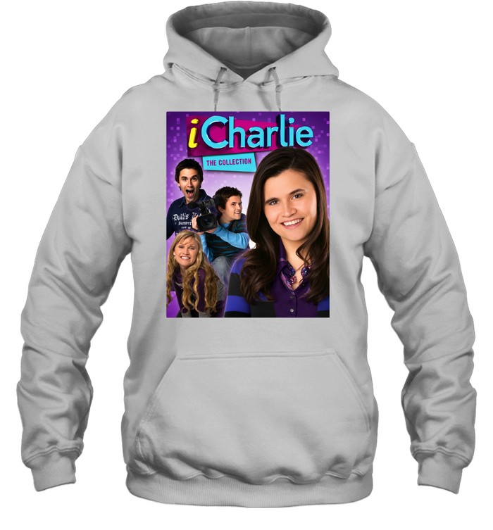 iCharlie The Collection iCarly Parody Charlie Kirk Face Swap Funny Retro TV Show Hoodie