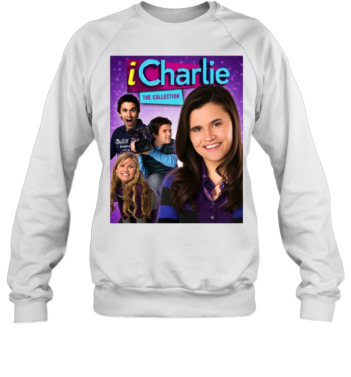 iCharlie The Collection iCarly Parody Charlie Kirk Face Swap Funny Retro TV Show Sweatshirt