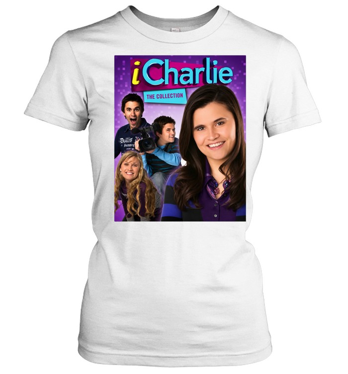 iCharlie The Collection iCarly Parody Charlie Kirk Face Swap Funny Retro TV Show Women T-Shirt