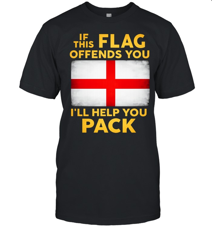 If this flag offends you I’ll help you pack Unisex T-Shirt