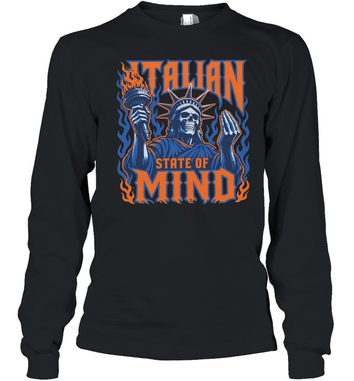 Italian State Of Mind New York Knicks Long Sleeve Tee