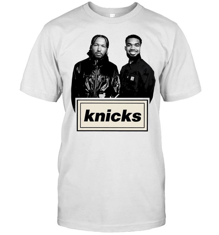 Jalen Brunson and Karl-Anthony Towns Knicks Oasis parody logo Unisex T-Shirt