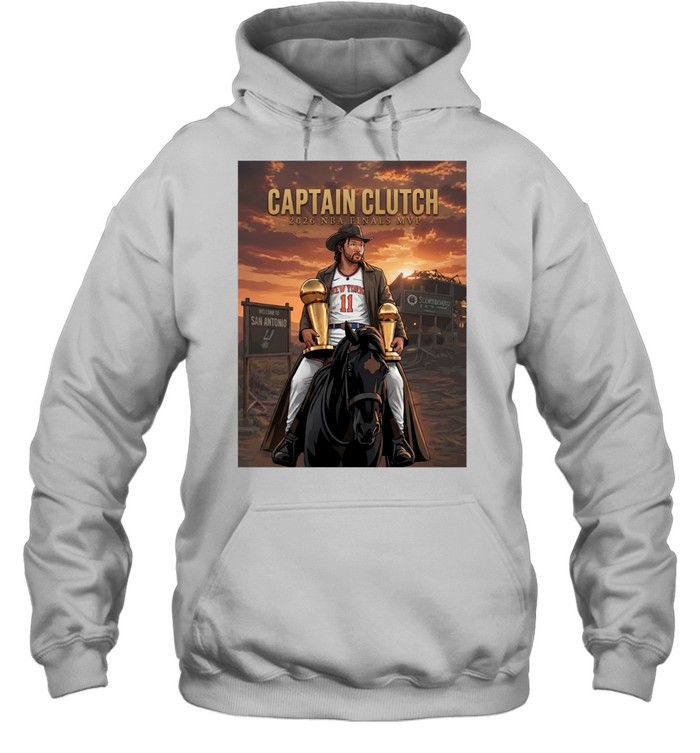 Jalen Brunson Captain Clutch 2026 Finals Mvp Poster Hoodie
