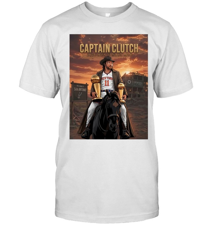 Jalen Brunson Captain Clutch 2026 Finals Mvp Poster Unisex T-Shirt
