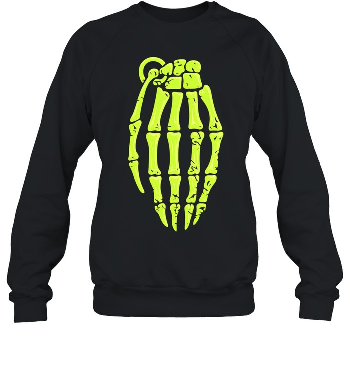 Jesse Pinkman Breaking Bad wearing skeleton grenade Sweatshirt