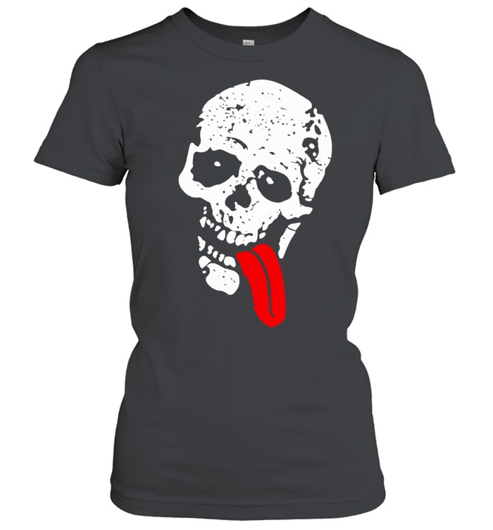 Jesse Pinkman Breaking Bad wearing skull tongue Women T-Shirt