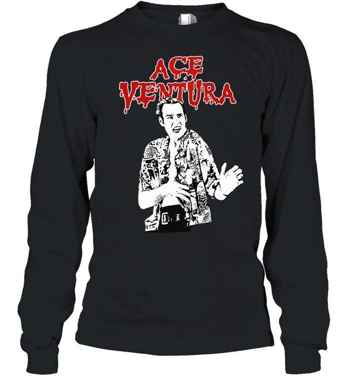 Jim Carrey Ace Ventura Bootleg 90s Movie Long Sleeve Tee