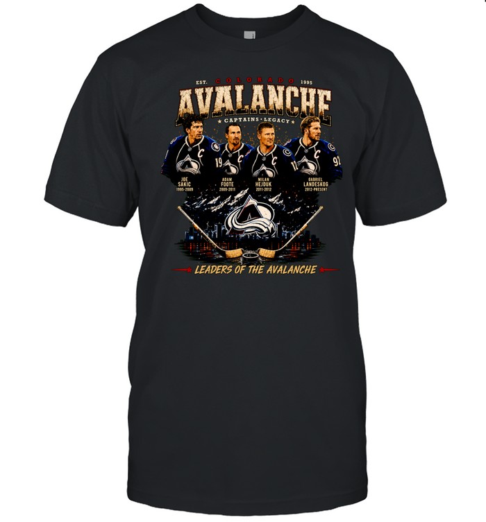 Joe Sakic Adam Foote Milan Hejduk Gabriel Landeskog Colorado Avalanche Unisex T-Shirt