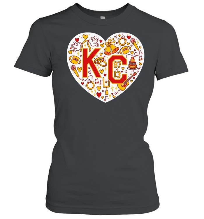 Kansas City 87 13 wedding heart Women T-Shirt
