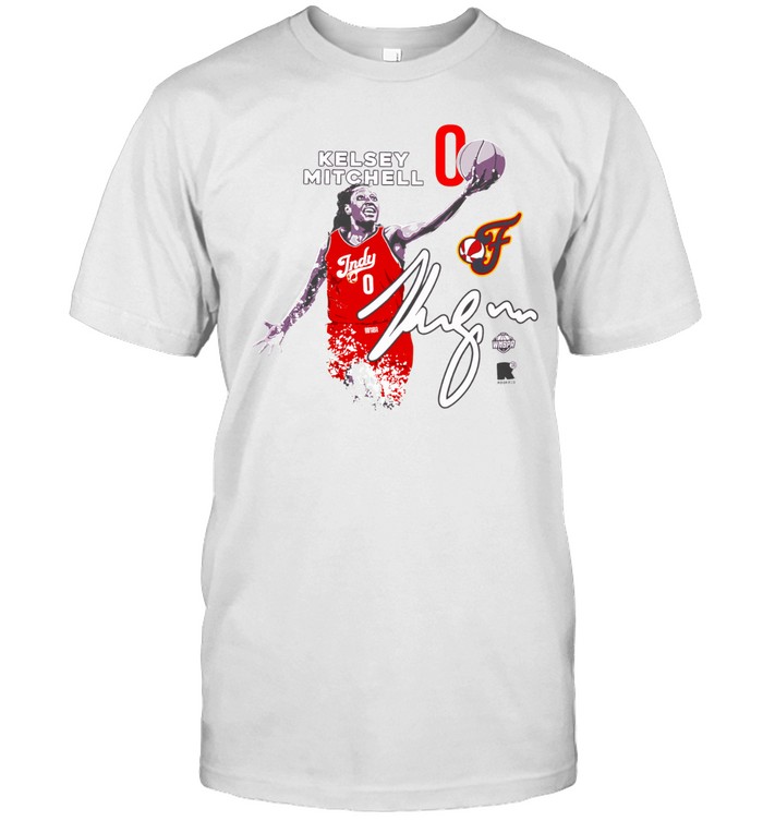 Kelsey Mitchell Indiana Fever Round21 Indy signature Unisex T-Shirt
