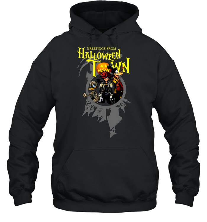 Kingdom Hearts Greetings From Halloween Town Hoodie