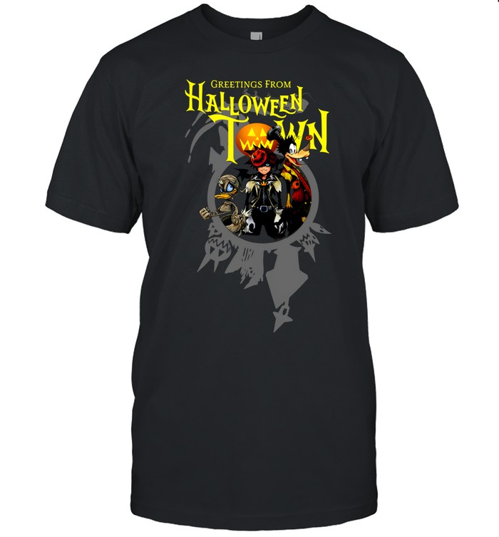 Kingdom Hearts Greetings From Halloween Town Unisex T-Shirt