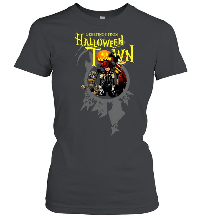 Kingdom Hearts Greetings From Halloween Town Women T-Shirt