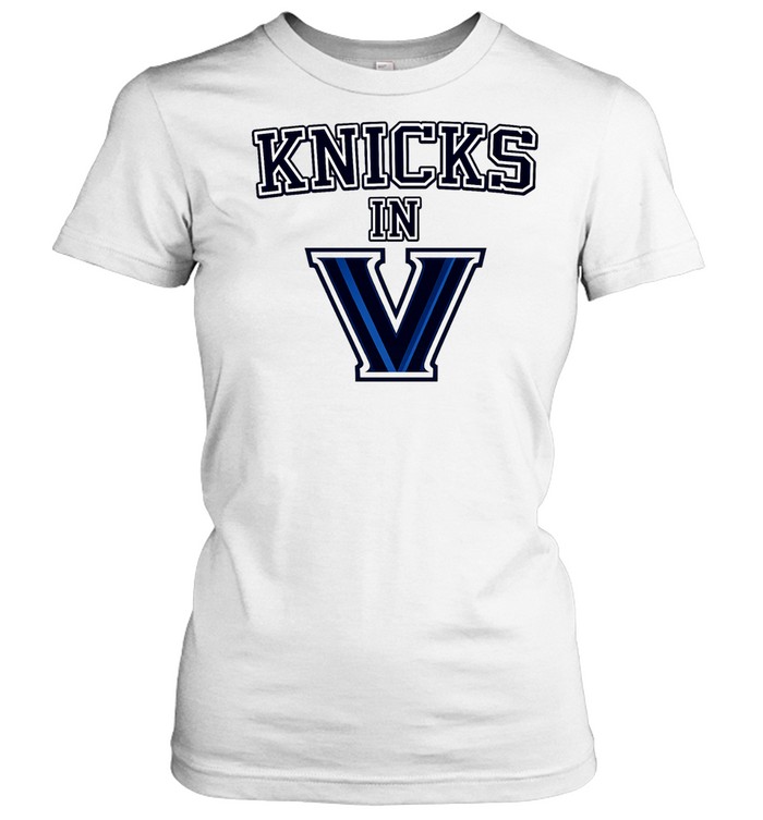 Knicks In V Villanova New York Knicks Basketball 2026 parody logo Women T-Shirt