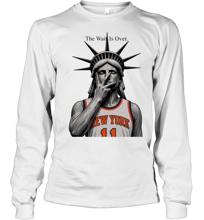 Knicks Jalen Brunson Liberty The Wait Is Over Long Sleeve Tee
