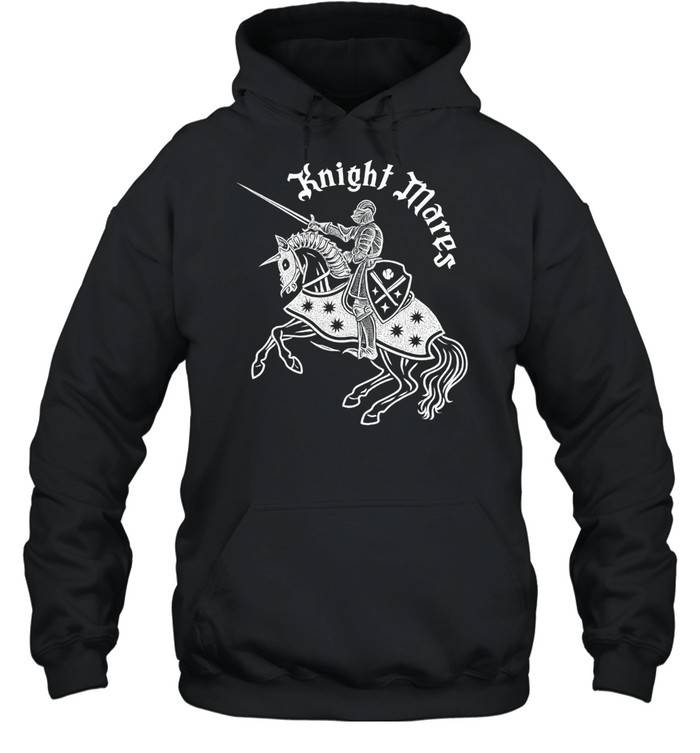 Knight Mares Baseball medieval sports logo Hoodie