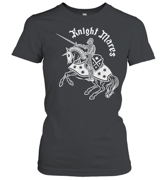 Knight Mares Baseball medieval sports logo Women T-Shirt