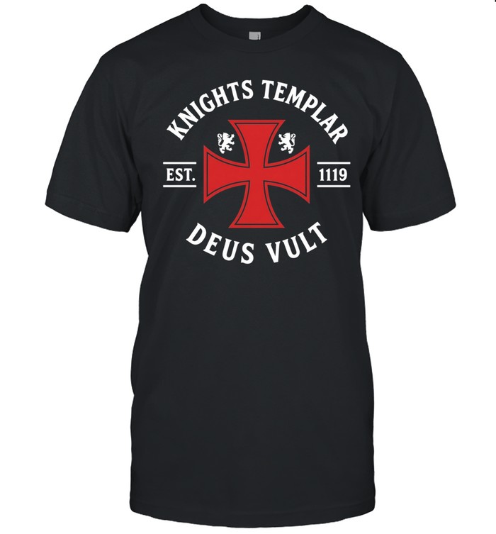 Knights Templar Est 1119 Deus Vult Crusader Unisex T-Shirt