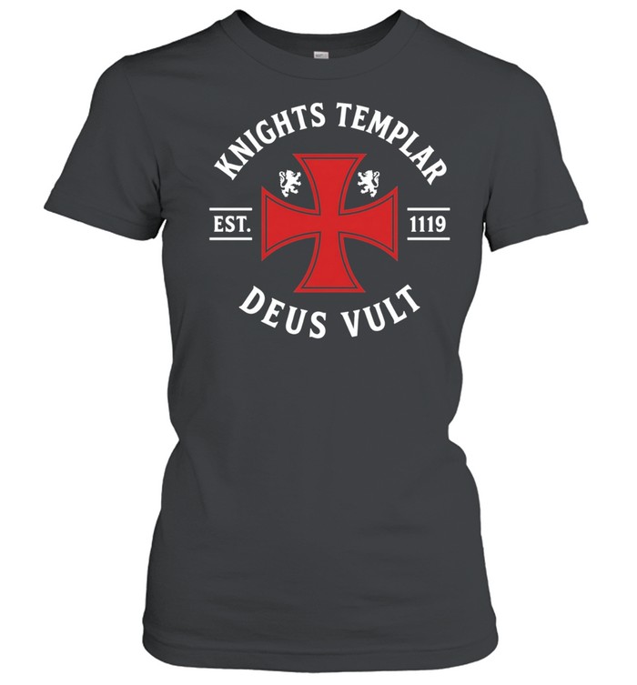 Knights Templar Est 1119 Deus Vult Crusader Women T-Shirt