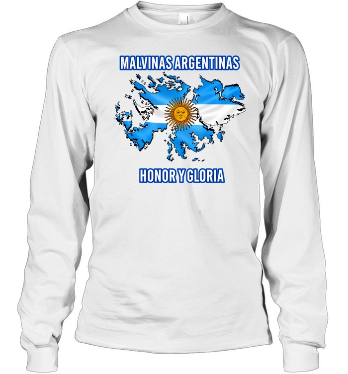 Malvinas Islands Honor Y Gloria Long Sleeve Tee