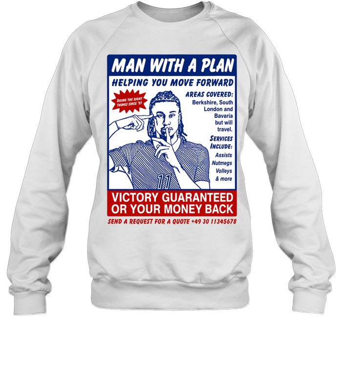 Man With a Plan Helping You Move Forward Bootleg Sweatshirt