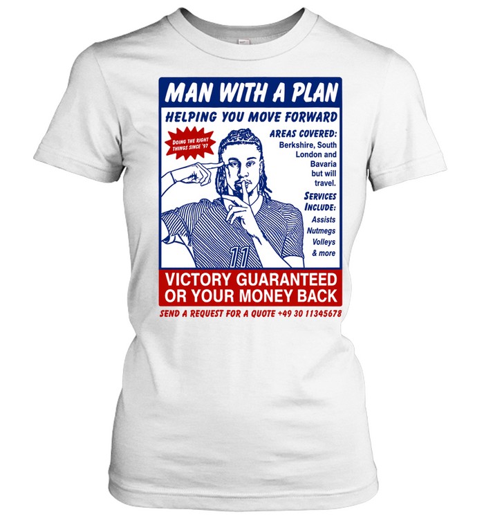 Man With a Plan Helping You Move Forward Bootleg Women T-Shirt