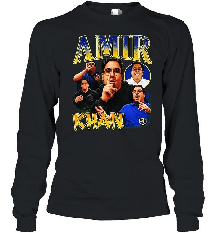 McNeese State Amir Khan graphic Long Sleeve Tee