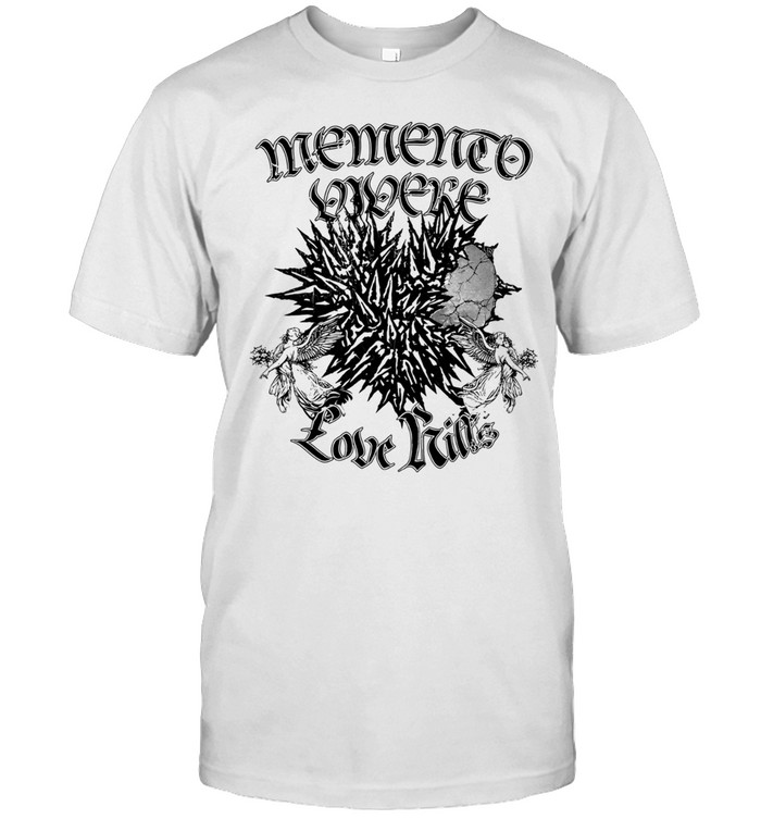 Memento Vivere Love Kills Spiky Heart Angel Unisex T-Shirt