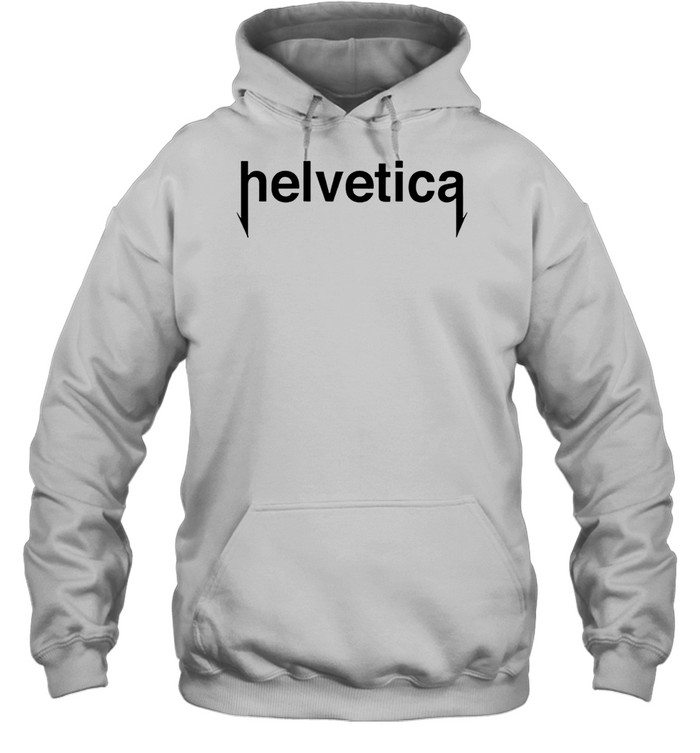 Metal Helvetica Hoodie