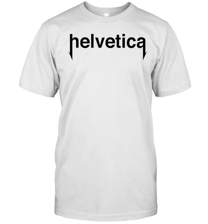 Metal Helvetica Unisex T-Shirt