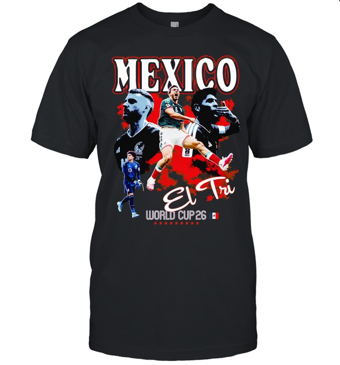 Mexico El Tri FIFA World Cup 2026 soccer portrait vintage Unisex T-Shirt