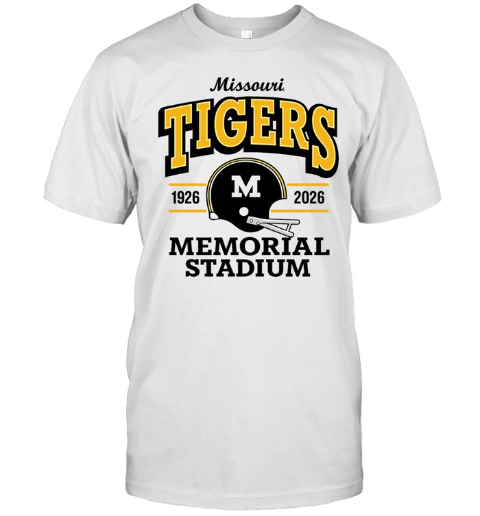 Missouri Tigers Memorial Stadium 1926 2026 M Helmet Football Unisex T-Shirt