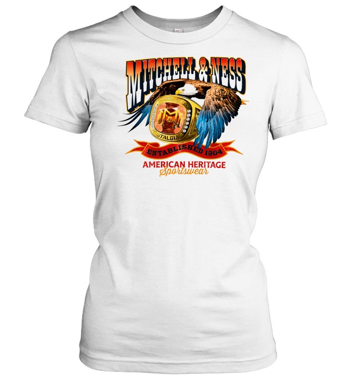 Mitchell and Ness Nostalgia Co Established 1904 American Women T-Shirt