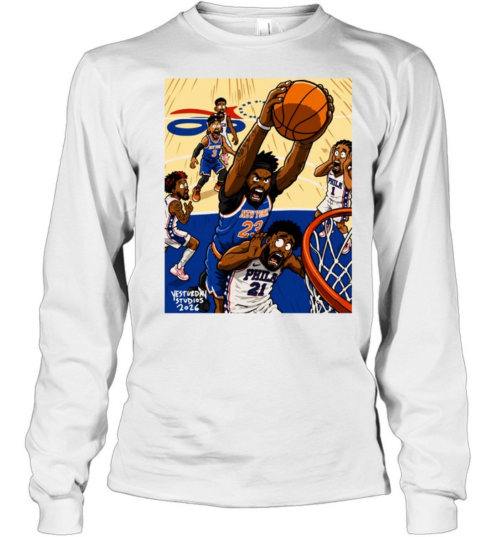 Mitchell Robinson New York Knicks dunk motherucker Long Sleeve Tee