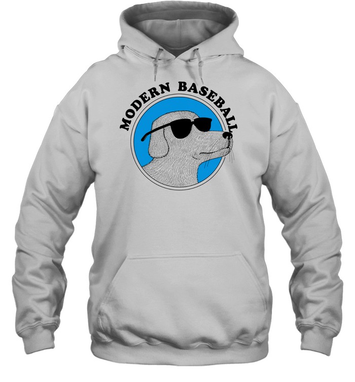 Modern Baseball Dog with Sunglasses indie rock Hoodie