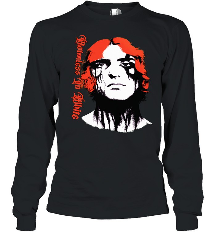 Motionless in White Chris Motionless Band Portrait Face Long Sleeve Tee