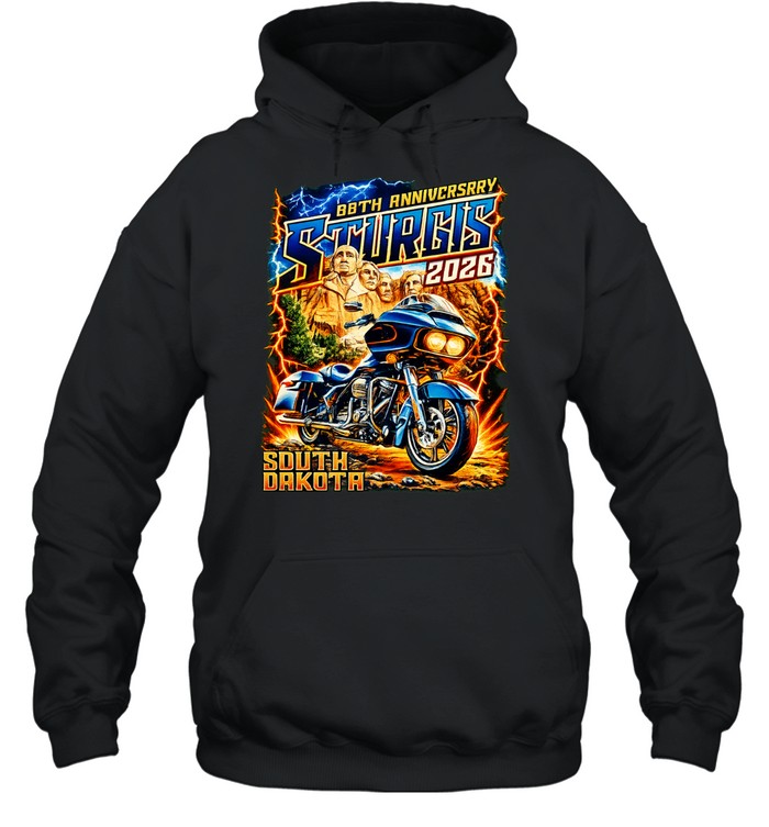 Mount Rushmore motorcycle Sturgis 86th anniversary South Dakota Hoodie