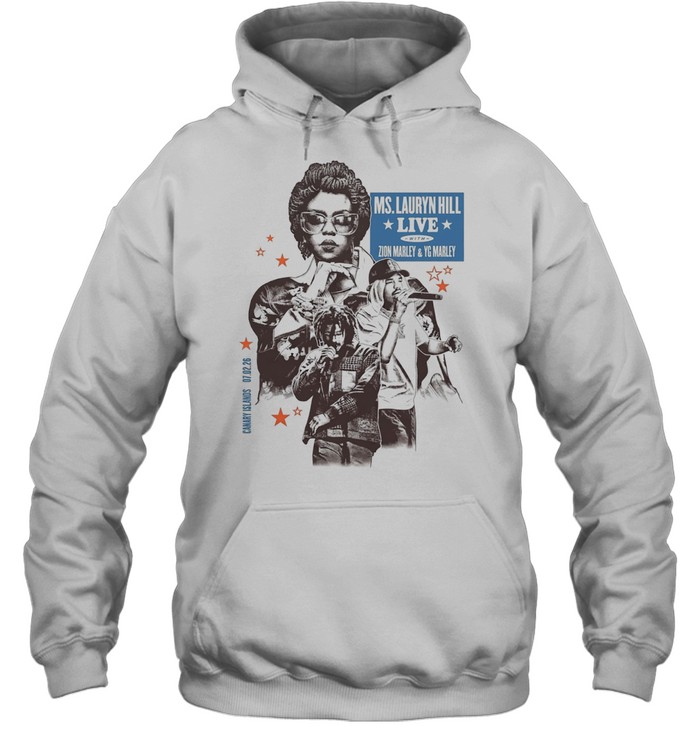Ms Lauryn Hill Zion Marley YG Marley live Canary Islands February 2026 Hoodie
