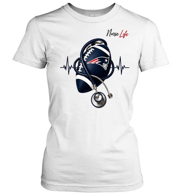 New England Patriots x Orange cat tired eyes strong heart Women T-Shirt