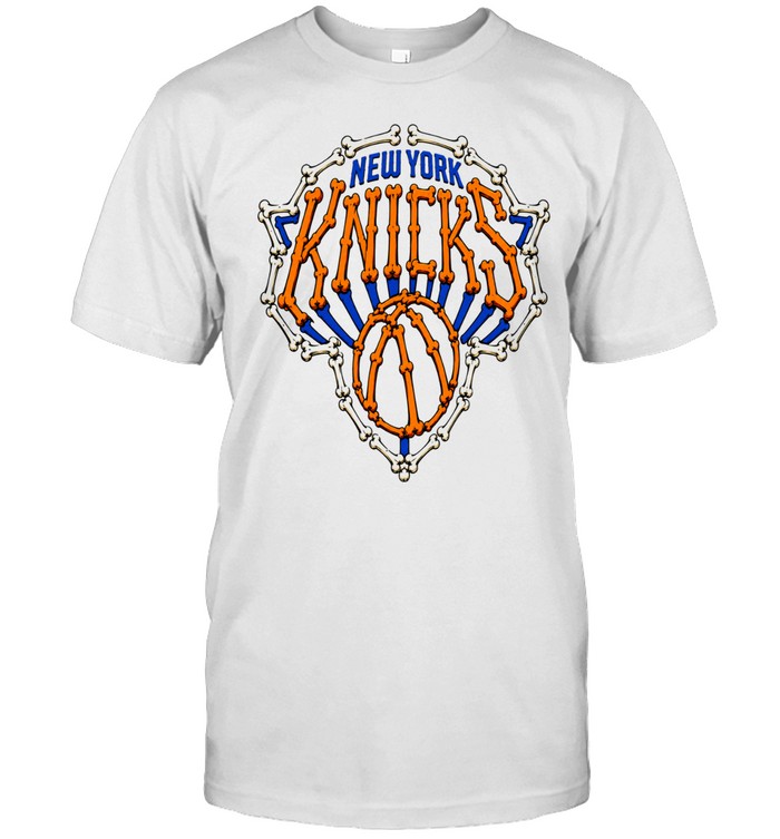 New York Knicks Bone Logo Skeleton Basketball Unisex T-Shirt