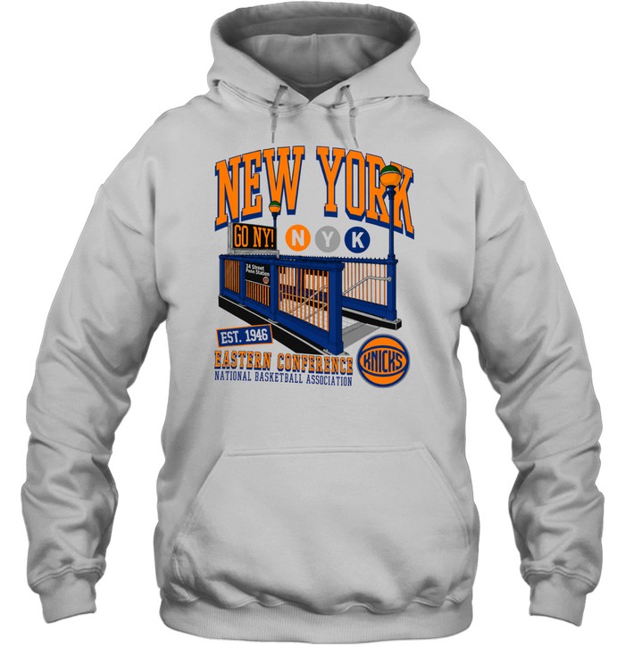 New York Knicks Go NY NYK Est 1946 Eastern Conference National Basketball Hoodie