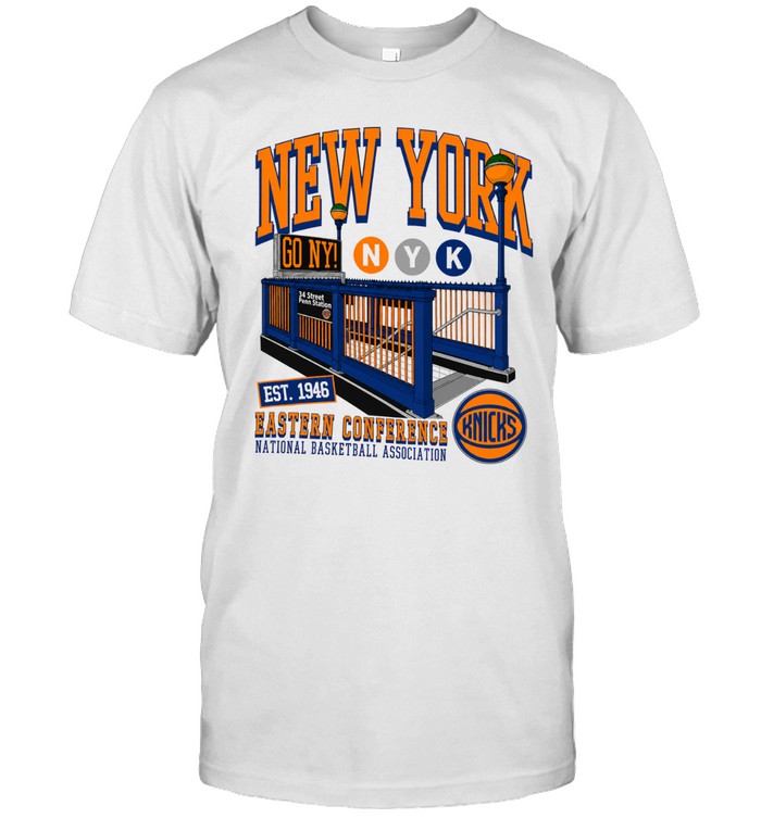 New York Knicks Go NY NYK Est 1946 Eastern Conference National Basketball Unisex T-Shirt