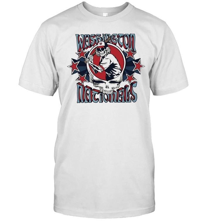 Nostalgic Baseball Skeleton Batter Washington Nationals Unisex T-Shirt