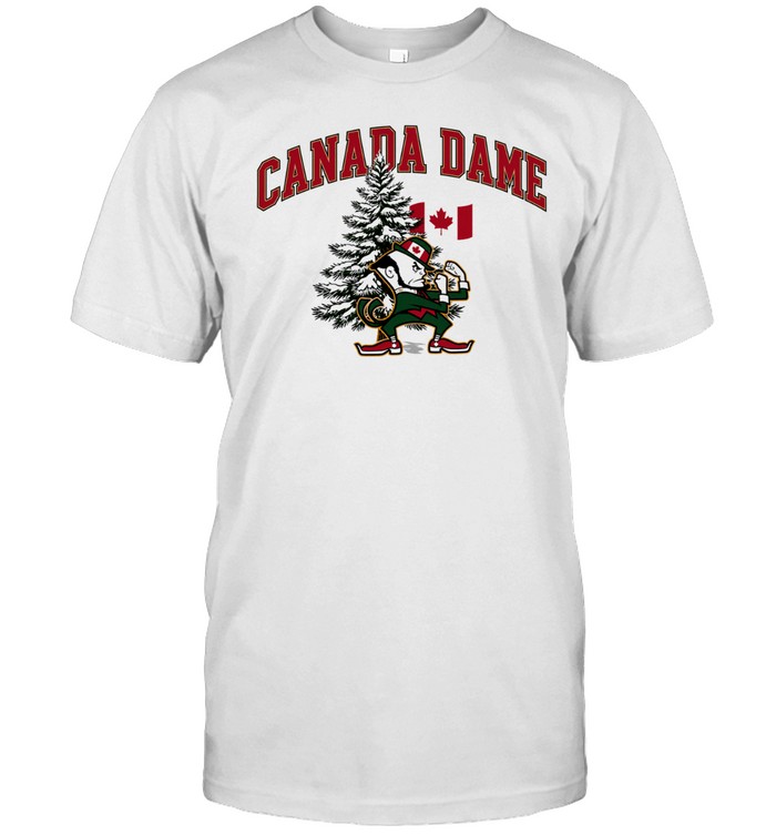 Notre Dame Fighting Irish leprechaun pine tree Canada Unisex T-Shirt