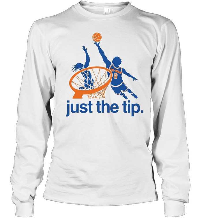 OG Anunoby New York Knicks Basketball Just The Tip In 2026 Long Sleeve Tee