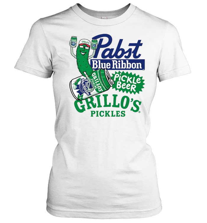 Pabst Blue Ribbon Pickle beer Grillo’s Pickles Women T-Shirt