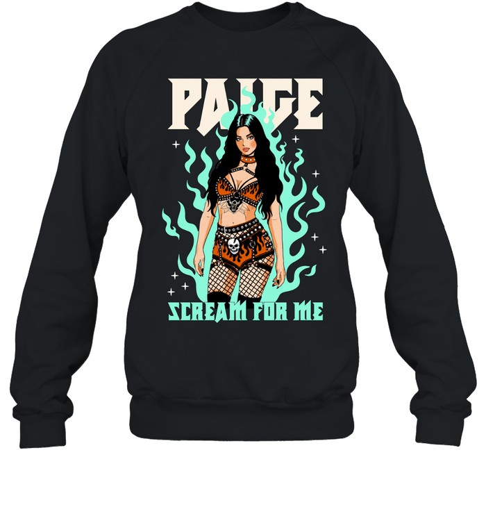 Paige Scream for Me Wrestling Saraya Sweatshirt