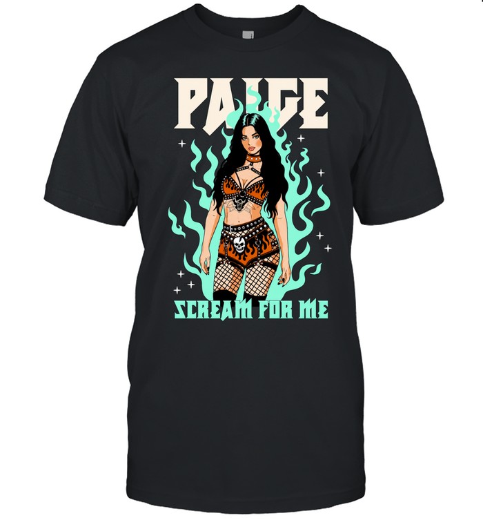 Paige Scream for Me Wrestling Saraya Unisex T-Shirt